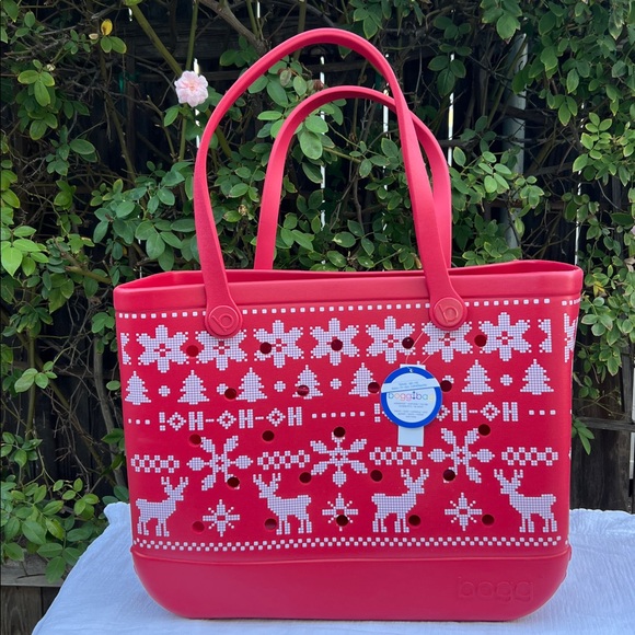 BOGG BAG Red Tote with White Pattern - Picture 4 of 16